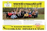 Verkiezingskrant Lokaal Dinkelland 2014