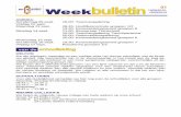Weekbulletin 37-2010