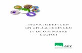 Privatiseringen en uitbestedingen in de openbare sector