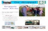 Waterkrantje "De Druppel" eerste leerjaar basisschool Omer Wattez Schorisse