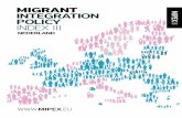 NEDERLAND Abridged Migrant Integration Policy Index III (2011)