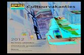 Brochure SRC-Cultuurvakanties 2012