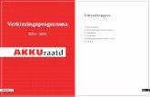 Verkiezingsprogramma AKKUraatd 2013-2014