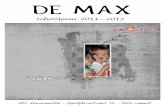 De Max schooljaar 2011-2012