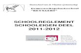 Schoolreglement 2011-2012