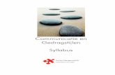 Syllabus Communicatie & Gedragstijlen