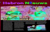 Hebron Nieuws augustus 2011