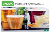 AVA catalog: eenmalige artikelen - articles à usage unique