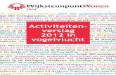 WSWonen Oost Activiteitenverslag 2012