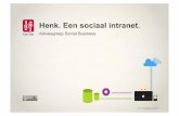 Henk. Een sociaal intranet. Introductie