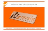 Mesin Techniek online presentatie metaal industrie