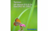 Tamron SP 90mm F 2.8 Di Macro VC USD