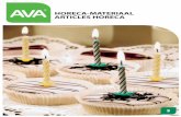 AVA catalog: horeca-materiaal - articles horeca