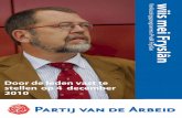 PvdA Fryslân | Verkiezingsprogramma 2011