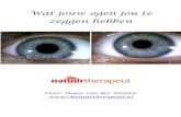 Iriscopie, uitwerking van de ogen