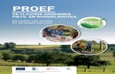 Proef de Vlaamse Ardennen fiets- en wandelroutes brochure