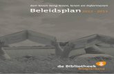 Bibliotheek Rivierenland Beleidsplan 2012 - 2015