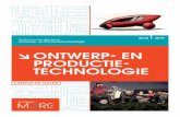 Brochure Ontwerp- en productietechnologie (Campus De Nayer) 2016-2017