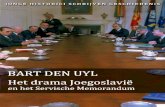 Het drama Joegoslavie en het Servische Memorandum