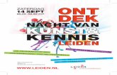 Programma van de Nacht van Kunst en Kennis in Leiden