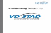 Webshop handleiding vdStad