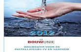 Bouwunie Wegwijzer CV - sanitair