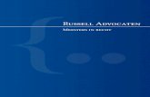 Russell Advocaten Cliëntenbrochure