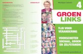 Huis-aan-huis folder GroenLinks Voorschoten