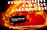 programmaboekje Museumnacht Utrecht 2012