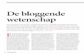 Ernst-Jan Pfauth: De bloggende wetenschap
