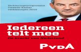 verkiezingsprogramma PvdA 2010