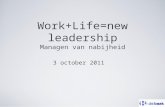 Work+Life=New Leadership door de Baak