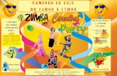 Affiche finale zumba carnaval party