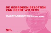 De gebroken beloften van Geert Wilders - Februari 2011
