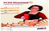 Opleidingsaanbod PCVO Maasland september 2012