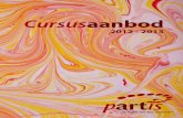Cursusboekje Partis 2012-2013