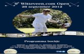 Programma boekje 9e Witteveen.com Open