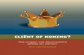 Brochure: Cliënt of Koning?