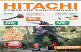 Hitachi Power For Professionals: Actiefolder tuingereedschap