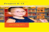 Project 0-13 jaarverslag