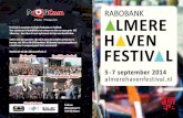 Folder Rabobank Almere Haven Festival