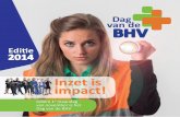 Magazine Inzet is impact Dag van de BHV 2014