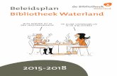 Beleidsplan 2015 2018 Bibliotheek Waterland