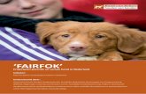 Raad van Beheer - projectplan 'fairfok' gezonde hond in Nederland
