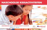 Brochure Combiwel: Naschoolse kidsctiviteiten Amsterdam Zuid - Hoofddorppleinbuurt & Stadionbuurt