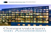 Brochure Conservatorium van Amsterdam (Engels)