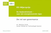 Presentatie Martine Vonk over de rol van governance - 16 januari 2015