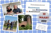 Bijeenkomst thuiswonen met dementie in Amersfoort