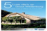 Luxe villa's op Groot Wildenburg