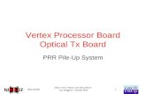 06/12/2006 Wilco Vink / Martin van Beuzekom Leo Wiggers / Sander Mos 1 Vertex Processor Board Optical Tx Board PRR Pile-Up System.